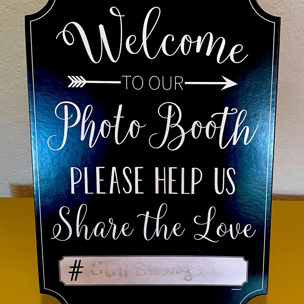 Hashtag for Photo booth